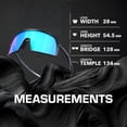 thumbnail image 5 of Oakley OO9462 Sutro S Rectangle Shaped Non-Polarized Sunglasses for Men - Includes Official Eyewear Kit - Matte Navy Frame with Prizm Sapphire Lens, 5 of 7