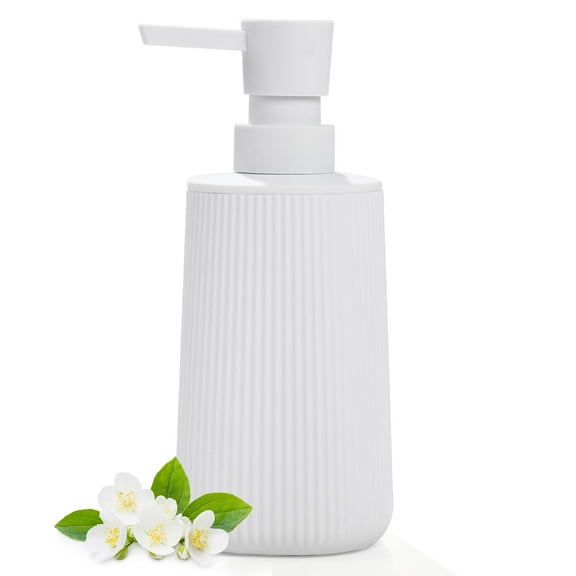 Black Soap Dispenser,Modern Small Hand Dish Soap Dispenser for Kitchen and Bathroom Countertop Decorative