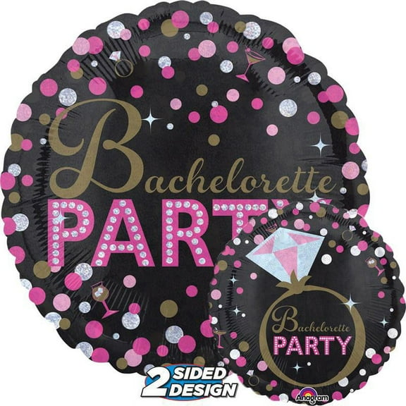 LOONBALLOON Bachelorette Balloons, 18″ BACHELORETTE SASSY PARTY