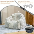 thumbnail image 6 of Stmoze Bean Bag Chair, 3ft Bean Bag Couch for Adults, Large Bean Bag Arm Chair with Memory Foam, Machine Washable Comfy Sofa Chair for Gaming Reading Relaxing, Tiger Stripe, Regular, 6 of 9