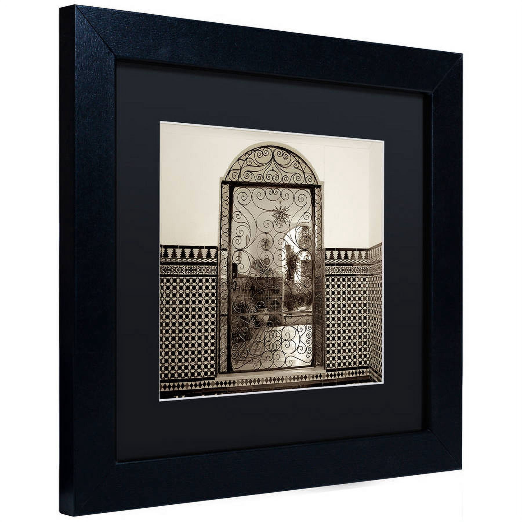 Trademark Fine Art "Cordoba I" Canvas Art by Alan Blaustein, Black Matte, Black Frame