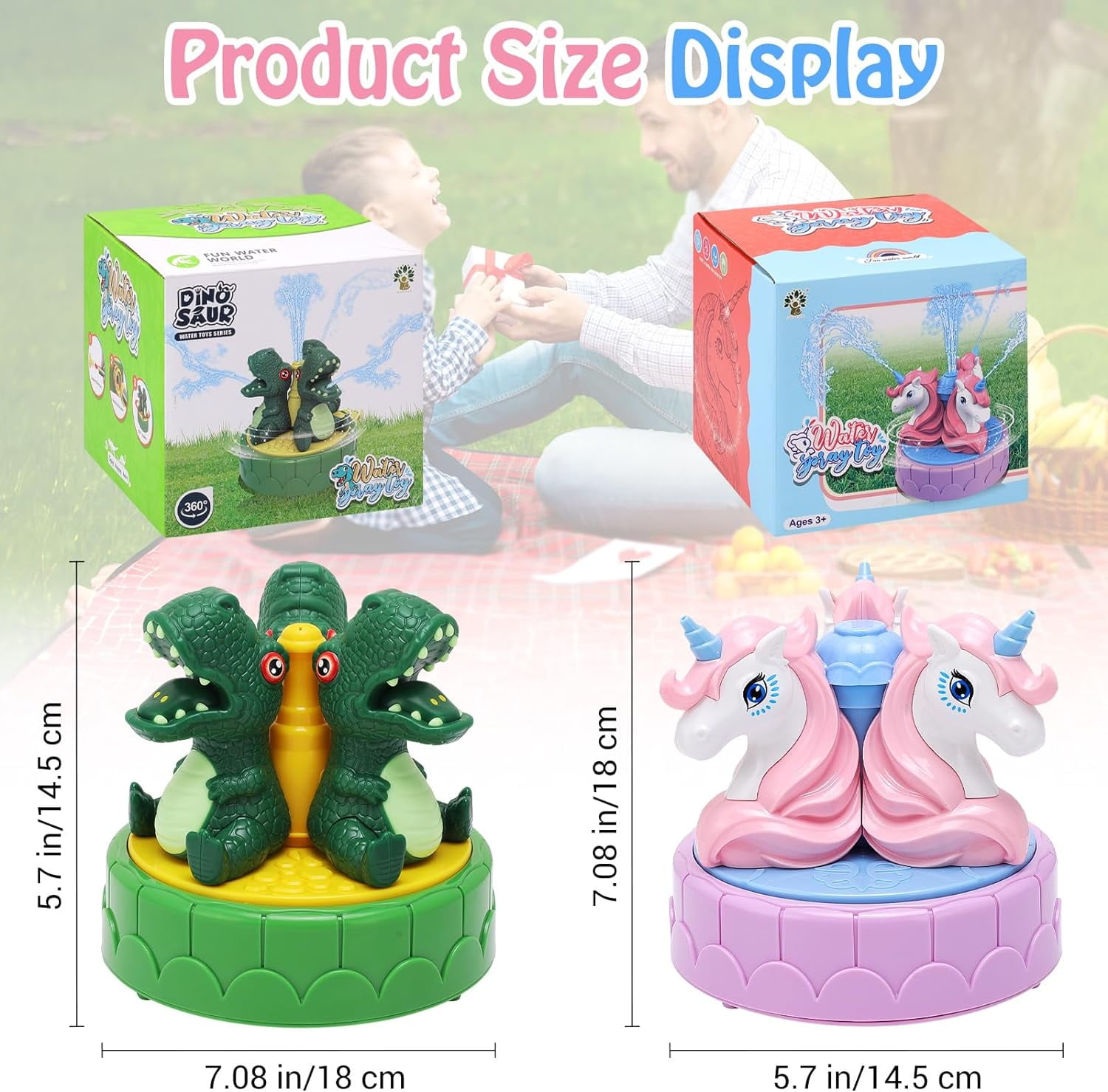 Sprinkler For Kids Outdoor Water Toys: Backyard Seychelles