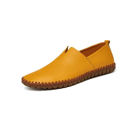 

Avamo Men s Casual Penny Loafers Breathable Driving Boat Shoes Handmade Flats Dress Shoes