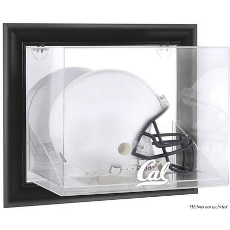 Cal Bears Black Framed Wall-Mountable Helmet Display Case