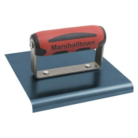 Marshalltown DuraSoft Series 162BD Hand Edger, 6 in L Blade, 6 in W Blade, HCS Blade, 1/2 in Lip, 3/8 in Lip Radius