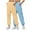 Light Blue, variant on BXINGOHAI Women's 2 Pack Track Pants High Waisted Sweatpants Casual Jogger Pants Fleece Lounge Pants Cozy Travel Pants With Pockets Trousers Today Sales Light Blue,M