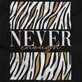 thumbnail image 2 of Never Enough Zebra Animal Print Crewneck T Shirts Boy Girl Teen Brisco Brands S, 2 of 5