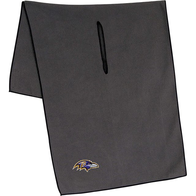 Serviette en Rofibre Grise Baltimore Ravens 19 Pouces x 41 Pouces