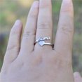 thumbnail image 5 of FENGGHAO Mothers Day Retro Alphabet Mama Ring Simple Love Heart Design Alloy Jewelry for Women Personality Gift, 5 of 7