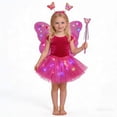 thumbnail image 2 of Boys Sweatsuit Size 6 Glowing Fairy for With Light Up Wand and Floral Four Piece Dress Up Play, 2 of 5