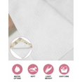 thumbnail image 6 of Yellow Flower Pattern Kitchen Dish Towels for Drying Dishes Set of 3, Vintage Botanical Floral Simple Yellow Waffle Weave Microfiber Hand Tea Bathroom Towels Quick Dry & Absorbent Towel 12x12, 6 of 7