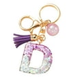 thumbnail image 2 of LYMAYTER Heart-shaped Sequin Keychain Mug Accessory - Initial Letter Charm Keychain with Shiny Heart - shaped Sequins and Tassel, 2 of 6