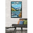 thumbnail image 2 of Lantern Press - Glacier National Park, Avalanche Lake Wall Poster, 22.375" x 34" Framed, 2 of 5