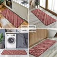 thumbnail image 6 of Red Christmas Striped Pattern Kitchen Rug Mat,Kitchen Runner Rugs Non Skid Washable,Decorative Kitchen Floor Mats for Kitchen,Sink,Laundry,17"x47.2", 6 of 7