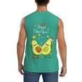 thumbnail image 4 of Kdxio Funny Avocado for Men's Muscle T-shirt,Sleeveless for Workout Running Athletic Gym Lounge Casual, 4 of 7