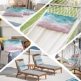 thumbnail image 6 of Turquoise Pink Coastal Pillow Covers Queen, Summer Beach Nautical Soft Brushed Microfiber Breathable Throw Pillow Covers, Decorative Pillowcase with Zipper for Couch Sofa Bedroom Living Room 20"x30", 6 of 9