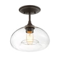 thumbnail image 6 of Meridian M60017NB 1 Light Semi Flush - Natural Brass, 6 of 6