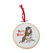 The Pioneer Woman Charlie with Lights Embroidery Ornament Kit