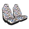 thumbnail image 2 of Sikiie Cartoon Monster Trucks1 Car Seat Covers 2PCs Front Car Seat Covers Universal fit for Most Cars SUVs and Trucks-2 PCS, 2 of 9
