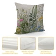 thumbnail image 4 of Nawypu  Decorative Throw Pillow Covers  Wild Flowers Pillow Covers, Spring Plant Pillowcase Soft Solid Square Cushion Case for Living Room Couch Bed Sofa, 4 of 5