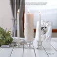 thumbnail image 3 of Hosley 11.50 Inch High White Wedding Unity Candle Set Includes 1 Pillar and 2 Taper Candles Great for Weddings as Well as Special Events and Emergency, 3 of 3