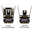 thumbnail image 7 of CY NGFF M.2 Key-A to Mini PCI-E PCI Express Converter Adapter for 9260 8265 7260 AC Wifi Bluetooth Wireless Card, 7 of 7