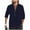 Navy-04, variant on Rvwovn Men's Long Sleeve Henley Shirt, Lightweight Breathable Linen-Cotton Blend Top for Summer Vacation Outfits
