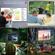 72 Diagonal 16:9 Projection Projector Screen HD Manual Pull Down Home Theater