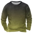 thumbnail image 2 of Crewneck Sweatshirts for Men M-4XL Big and Tall Pullover Plus Size Long Sleeve Tees Trendy Gradient Printed Basic Comfort No Hood Sweatshirt, 2 of 3