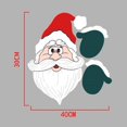thumbnail image 3 of Decoración de valla de madera, decoración perfecta, adorno de jardín de césped duradero, decoración de Navidad al aire libre (Santa Claus) Fokelyi WLJ-2215, 3 of 4