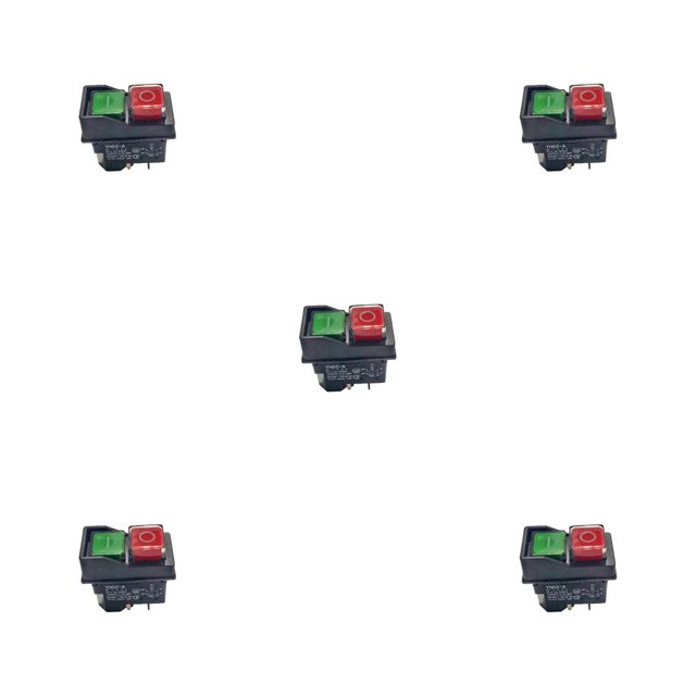 Speravity Interruptor de encendido/apagado de seguridad, rebanador, botón pulsador, arranque profesional ligero a prueba de explosiones, Type4 NO4