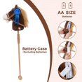 thumbnail image 4 of Palo de peluche Horse HollyHome Chocolate con cinta desmontable, 4 of 6