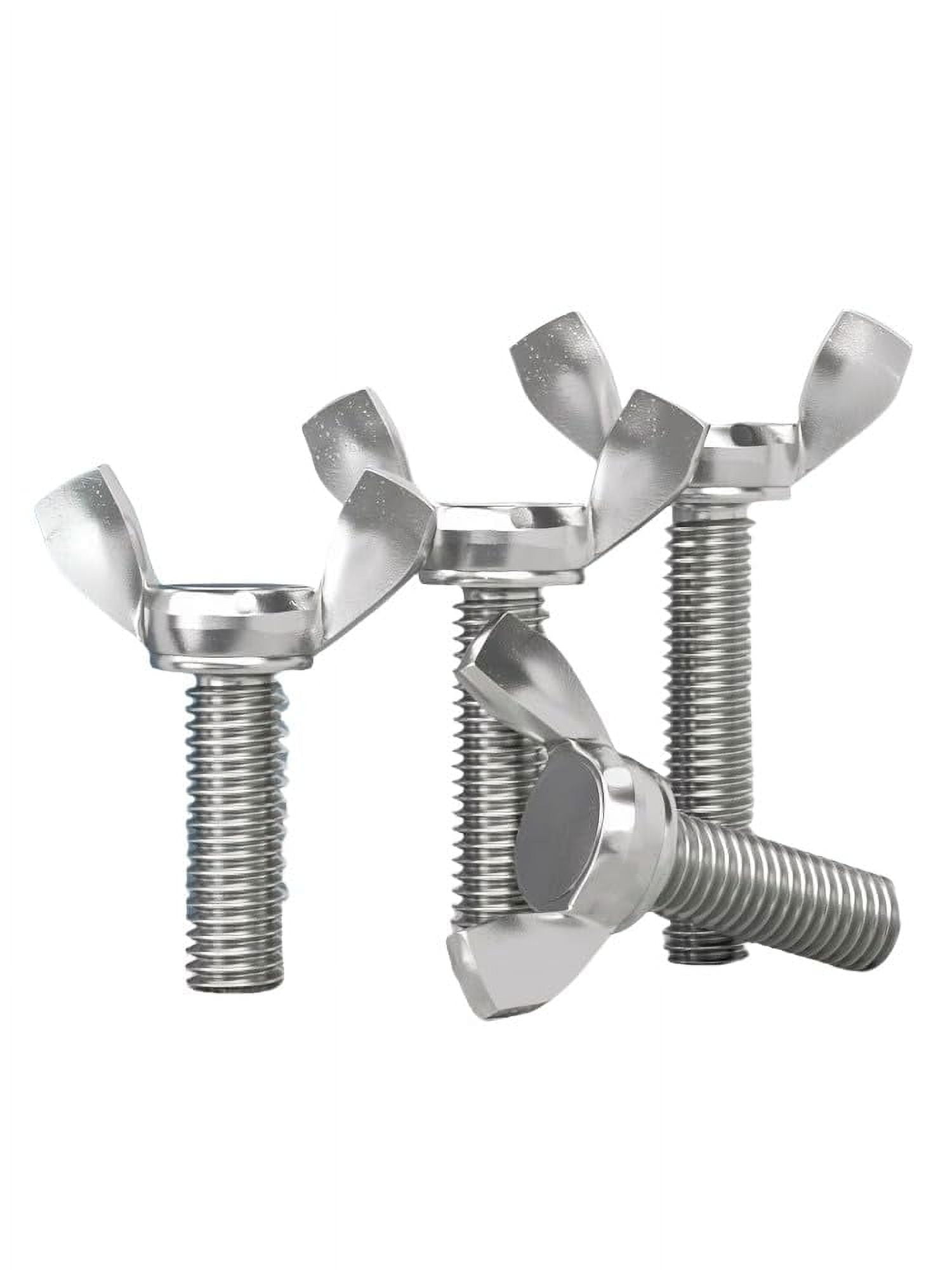 304 Stainless Steel Wing Butterfly Screws Bolts,Wing Bolt,Machine Fastener,Thumb Hand Screws for Electronic Equipment