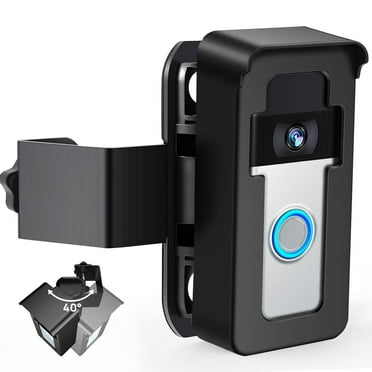 Anti-Theft Video Doorbell Mount No Drill: Blink Door Bell Camera Adjustable Angle Holder - Anti Theft Video Door Bell Mounting Bracket Door Security Apartment Essentials, Easy to Install