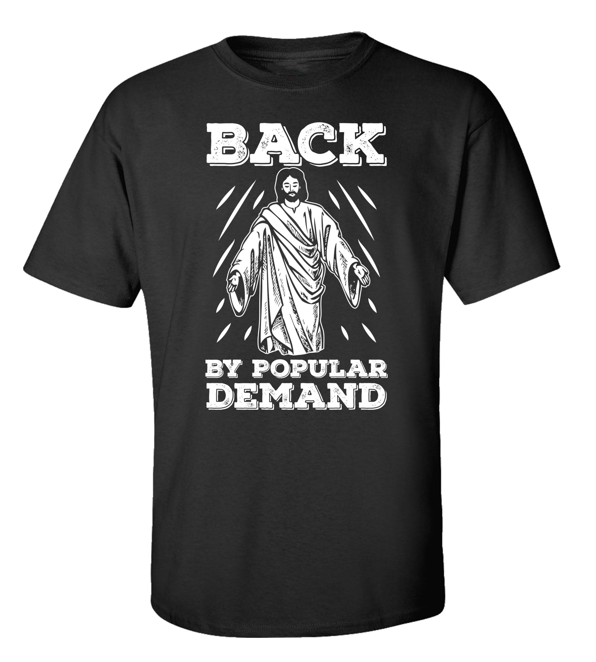 Funny Jesus: Back by Popular Demand Adult Short Sleeve Tee Shirt Black - Bild 7 von 45