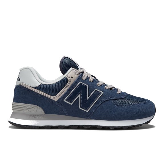 New Balance 574 Core Sneakers in Navy/White | Men Low-Top - 7.5
