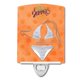 thumbnail image 1 of "Treasures Traje de baño Naranja Polkadot Cerámica Luz nocturna, 6x4, Multicolor" Caroline's Treasures BB8198CNL, 1 of 1