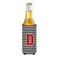 thumbnail image 2 of Carolines Treasures CJ1021-DMUK Monogram - Houndstooth  Letter D Ultra Beverage Insulators for slim cans  Slim Can, 2 of 3
