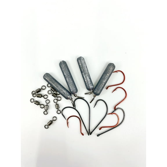 Mustad Drop Shot Rig Assorted Fishing Hook Kit