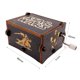 thumbnail image 5 of Caja de música de madera Manivela ligera para decoraciones de recuerdos (J) Sywqhk Libre de BPA, 5 of 9