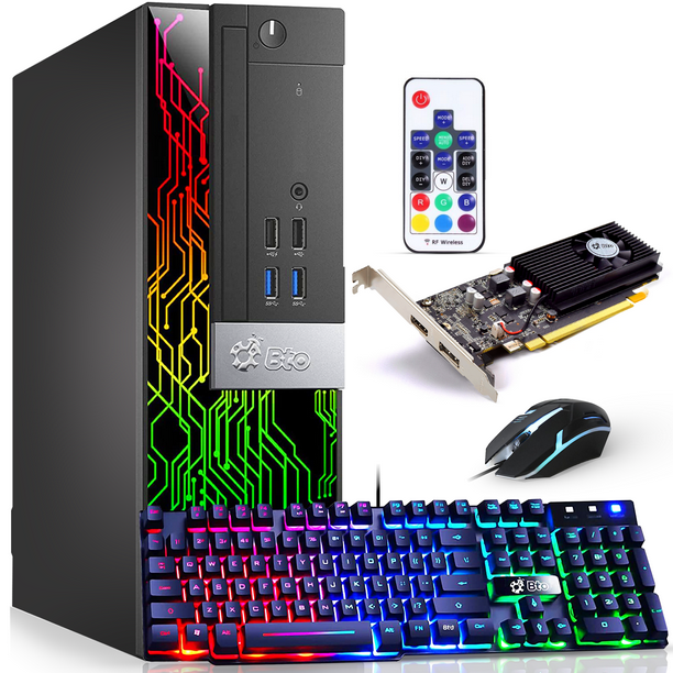 Restored BTO RGB Gaming Computer Desktop PC, Intel Core i7 6th Gen