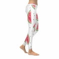 thumbnail image 3 of SUNENAT Fashion Funny Fruit Watermelon Slices Stretchy Capri Leggings Skinny Yoga Pants XL, 3 of 4