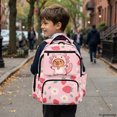 thumbnail image 6 of HELLHERO Cute Capybara & Axolotl Heart Backpack for School with Adjustable, Side Pockets Soft 17 Inch Bookbag for Daily Use Back to School, 6 of 8