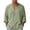 Z51 Green, variant on Mifsaly Mens Beach Shirts V Neck Long Sleeve Cotton Linen Shirt Lightweight Breathable Loose Fit Vacation Lounge Fashion T-Shirts Brown,L
