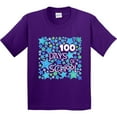 thumbnail image 3 of Inktastic 100 Days of School Stars in Blue Youth T-Shirt, 3 of 5