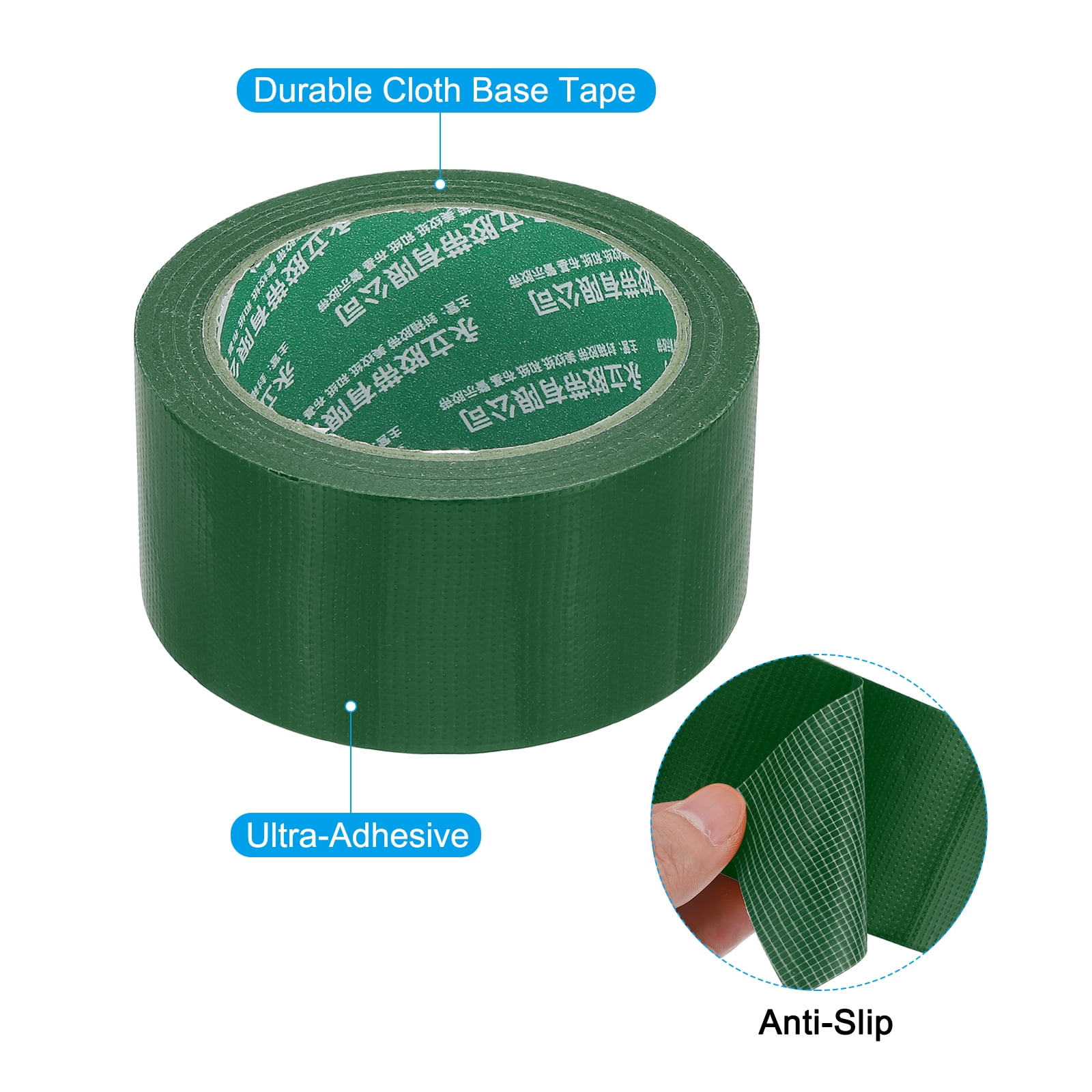 Uxcell Pickleball Ball Court Marking Tape 66ft, Marking Edge Guard Ultra-Adhesive Tape, Green 2 Pcs