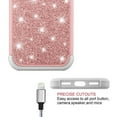 thumbnail image 5 of SOATUTO For iPhone XS Max Case Heavy Duty Full-Body Defender Protective Bling Glitter Sparkle Hard Shell Armor Hybrid Shockproof Silicone Rubber Bumper Cover for iPhone XS Max 6.5 Inch - Pink+Gray, 5 of 6