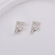thumbnail image 1 of Pendientes de plata de ley s925 con forma de mini diamantes y 26 letras en inglés, con circonitas y diamantes, estilo coreano, para mujer, 1 of 6
