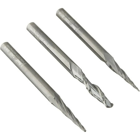 

3-Piece CNC Fine Detail Router Bit Set