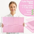 thumbnail image 4 of NOGIS 125PCS Disposable Nail Art Table Towels Mat 13" X 18" Waterproof 3 Ply Nail Art Mat Paper Sheet Clean Pads Tattooing Table Mat Nail Table Cover Tattoo Supplies (Pink), 4 of 7